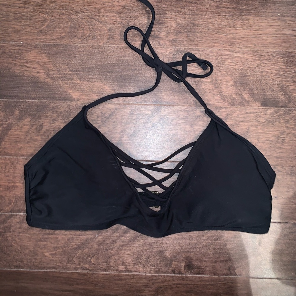 Crisscross bikini top